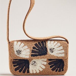 Anthropologie Glass Bead Shoulder Bag